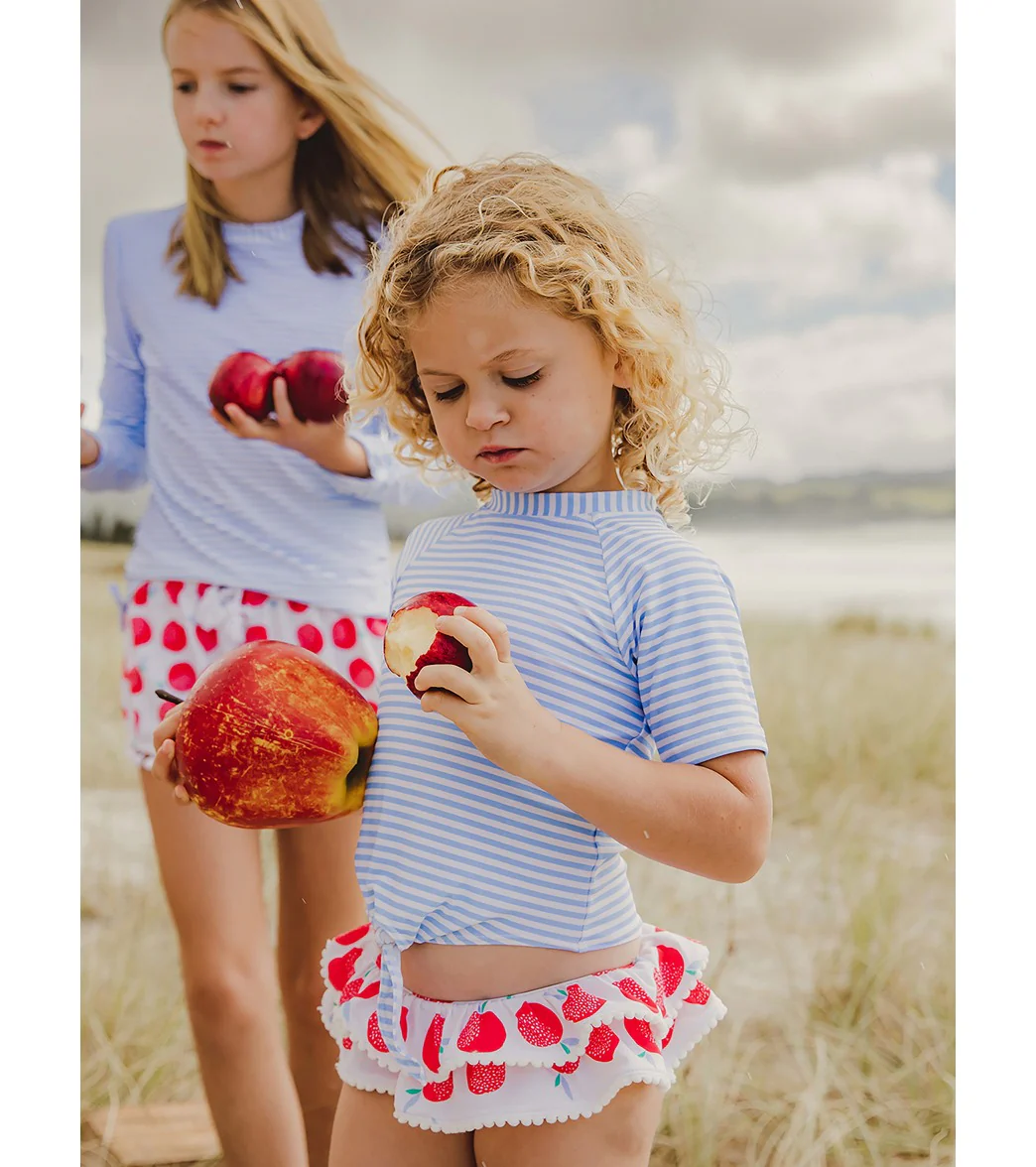 Snapper Rock Girls' Juicy Fruit Short Sleeve Rashguard Set (Baby, Toddler, Little Kid) - Image 4