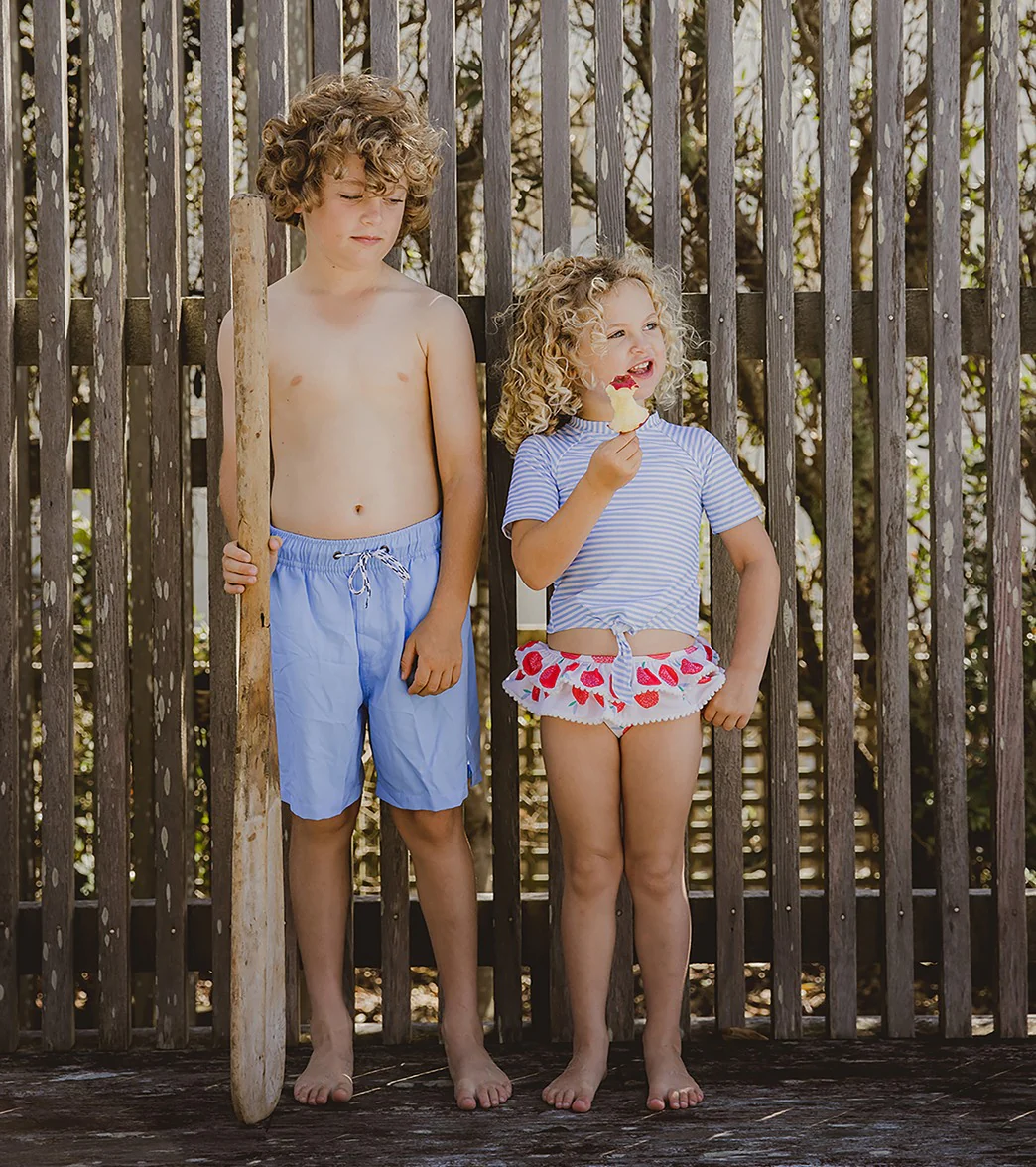 Snapper Rock Girls' Juicy Fruit Short Sleeve Rashguard Set (Baby, Toddler, Little Kid) - Image 6