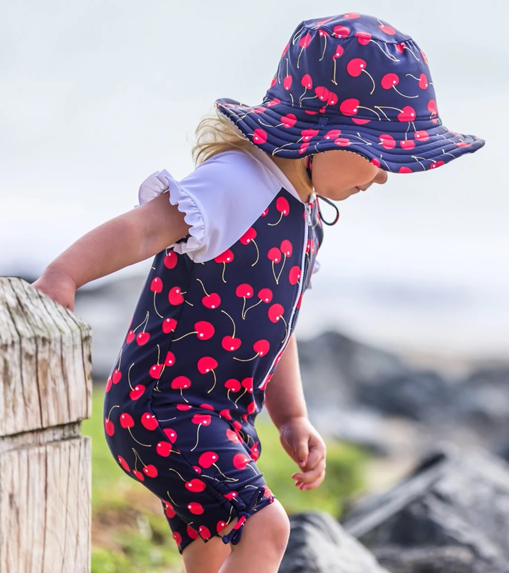Snapper Rock Girls' Ma Cheri Reversible Bucket Hat - Image 3