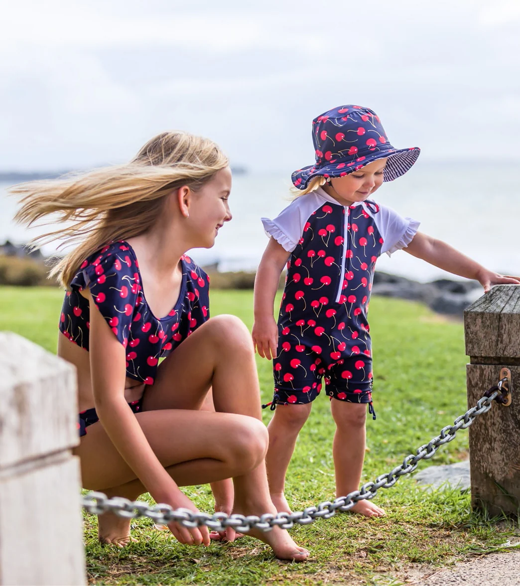 Snapper Rock Girls' Ma Cheri Reversible Bucket Hat - Image 4