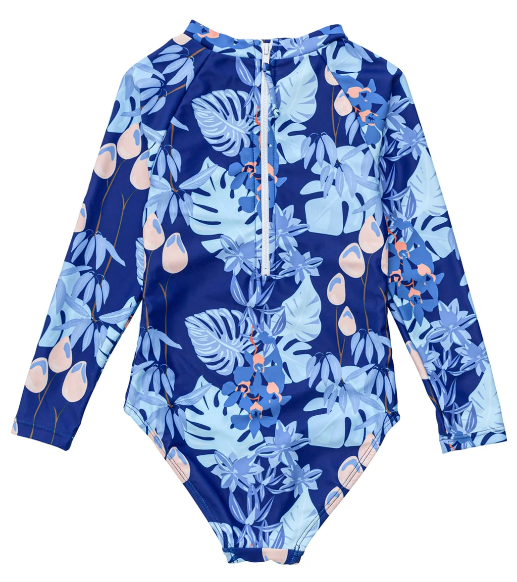 Snapper Rock Girls' Mango Tango Sustainable LS Surf Suit (Toddler, Little Kid, Big Kid) - Image 2