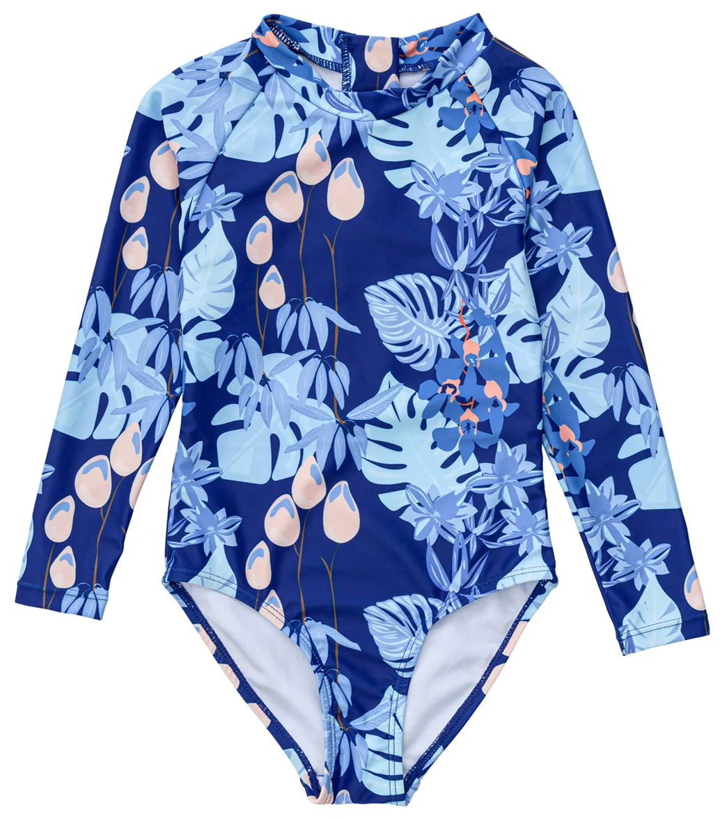 Snapper Rock Girls' Mango Tango Sustainable LS Surf Suit (Toddler, Little Kid, Big Kid) - Image 8