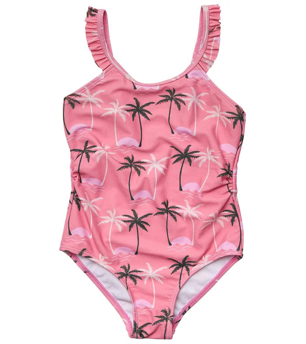 Snapper Rock Girls' Palm Paradise Frill Strap One Piece Swimsuit (Toddler, Little Kid, Big Kid) - Image 7