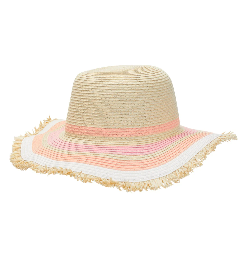 Snapper Rock Girls' Peachy Striped Sunhat - Image 4