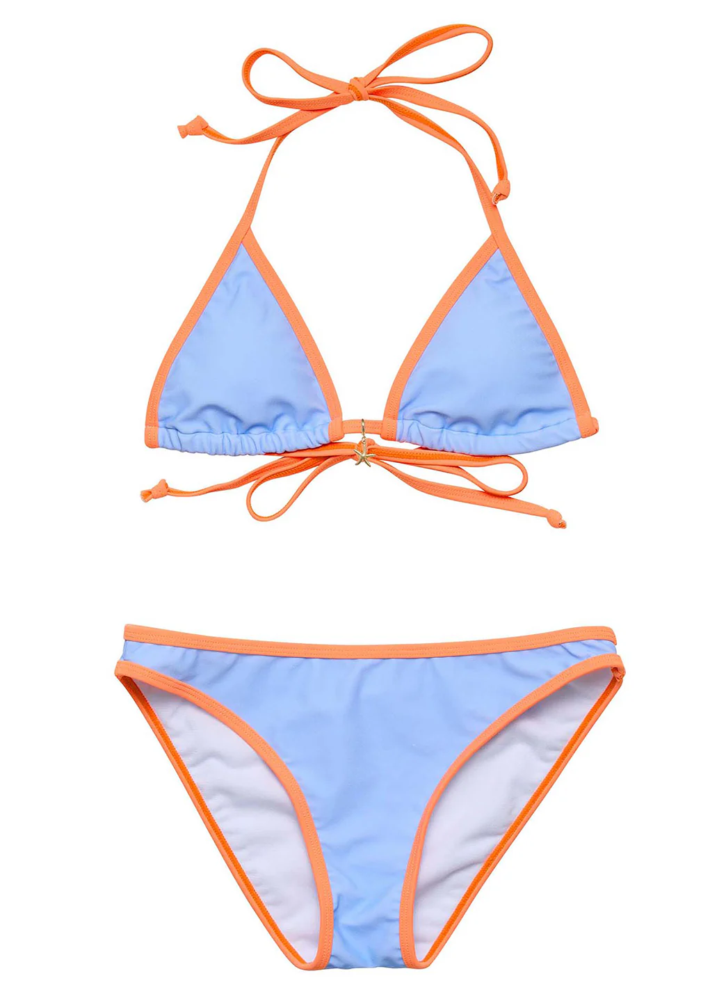 Snapper Rock Girls' Sea Sorbet Triangle Two Piece Bikini Set (Big Kid) - Image 2