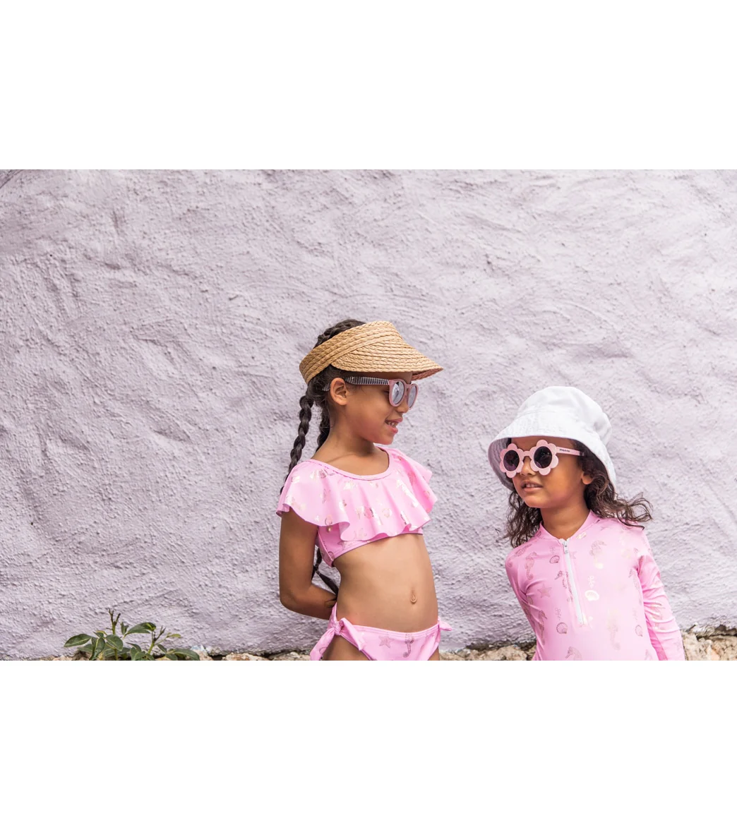 Snapper Rock Girls' Seahorse Sparkle LS Surf Suit (Baby, Toddler, Little Kid) - Image 4