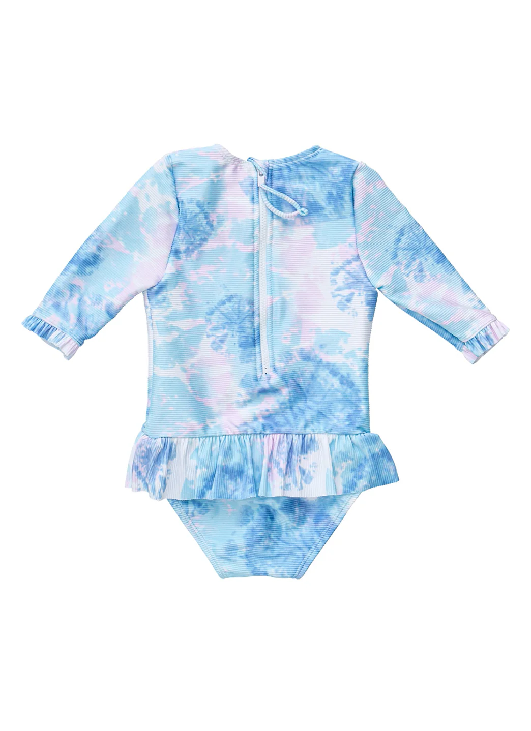 Snapper Rock Girls' Sky Dye 3/4 Sleeve Surf Suit (Baby, Toddler) - Image 2