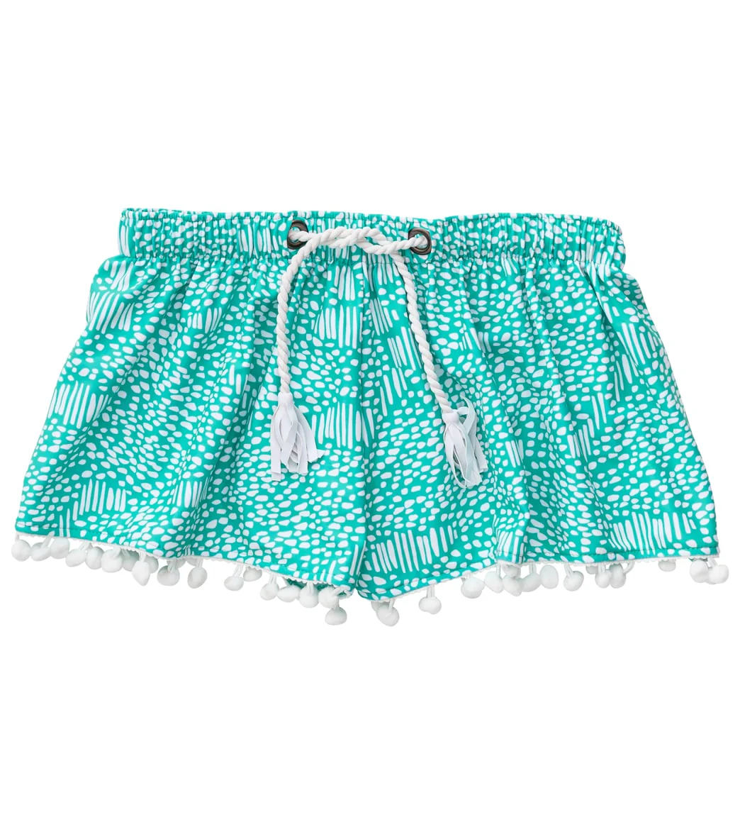 Snapper Rock Girls' Spearmint Spot Swim Shorts (Little Kid, Big Kid) - Image 8