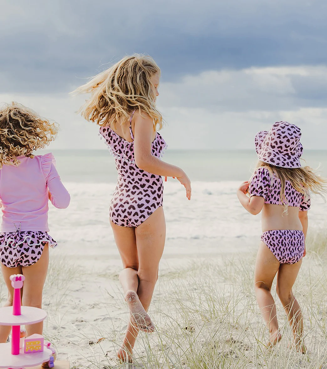 Snapper Rock Girls' Wild Love One Shoulder One Piece Swimsuit (Toddler, Little Kid, Big Kid) - Image 7
