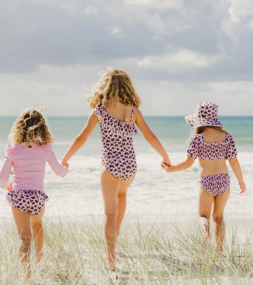 Snapper Rock Girls' Wild Love Two Piece Bikini Set (Little Kid, Big Kid) - Image 7