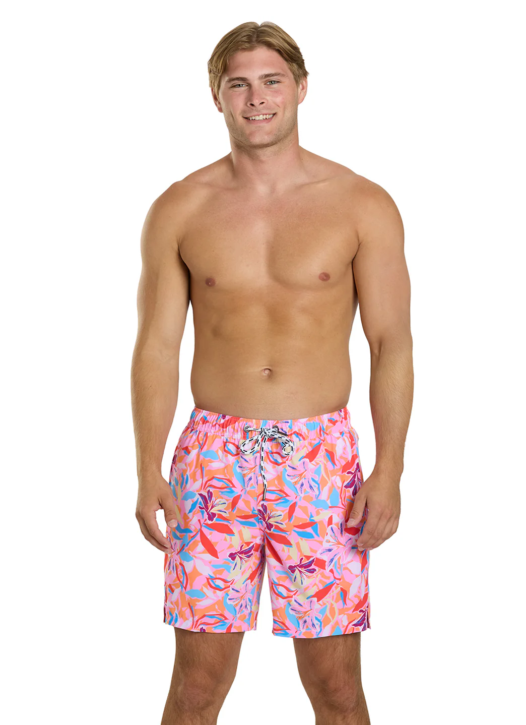 Snapper Rock Men's Blooming Sunset 19" Swim Trunk - Image 2