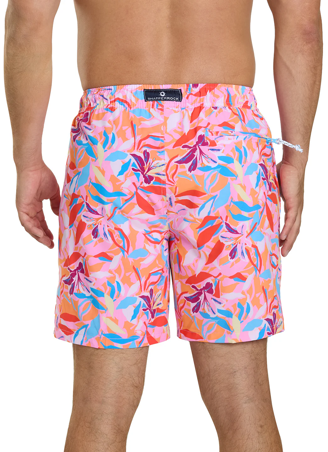 Snapper Rock Men's Blooming Sunset 19" Swim Trunk - Image 8