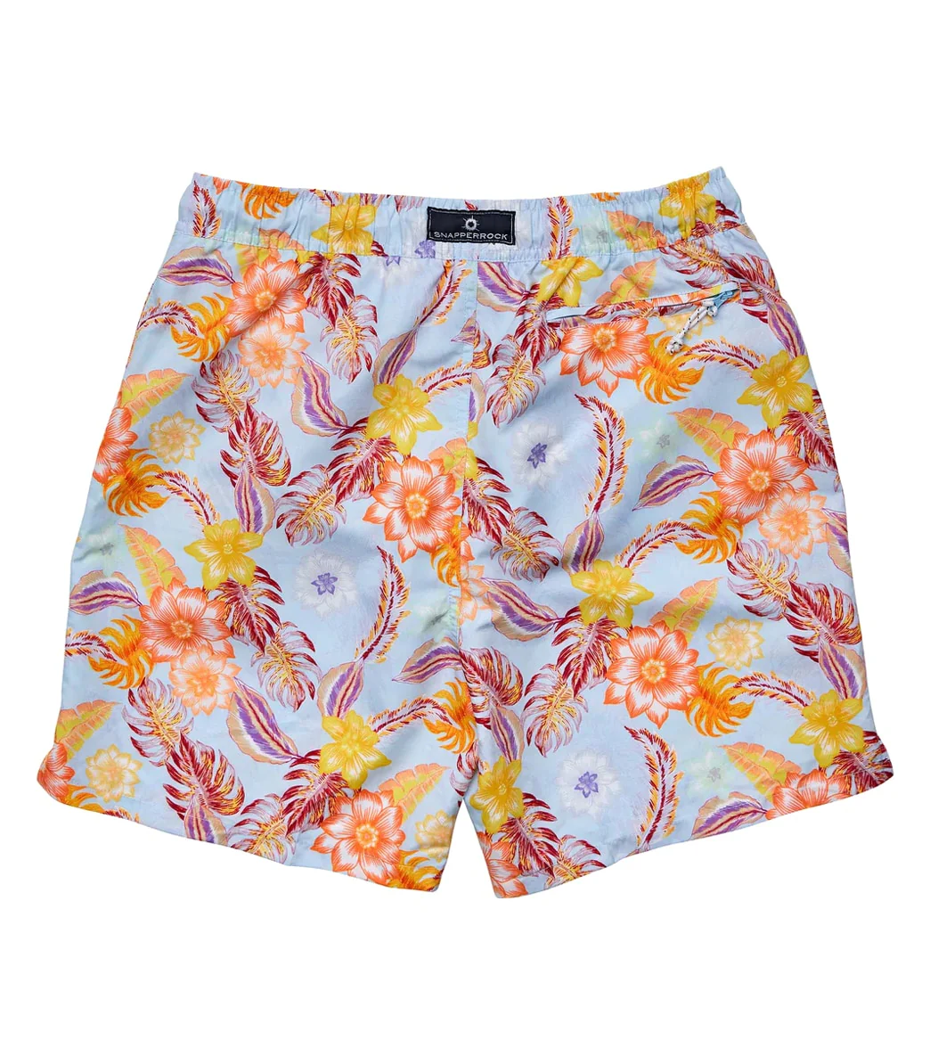 Snapper Rock Men's Boho Tropical Sustainable Swim Trunks - Image 2