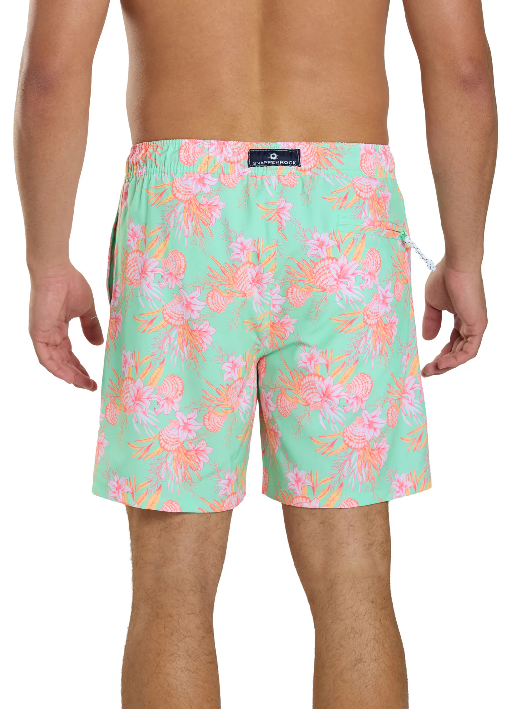 Snapper Rock Men's Coastal Shells 19" Swim Trunk - Image 9