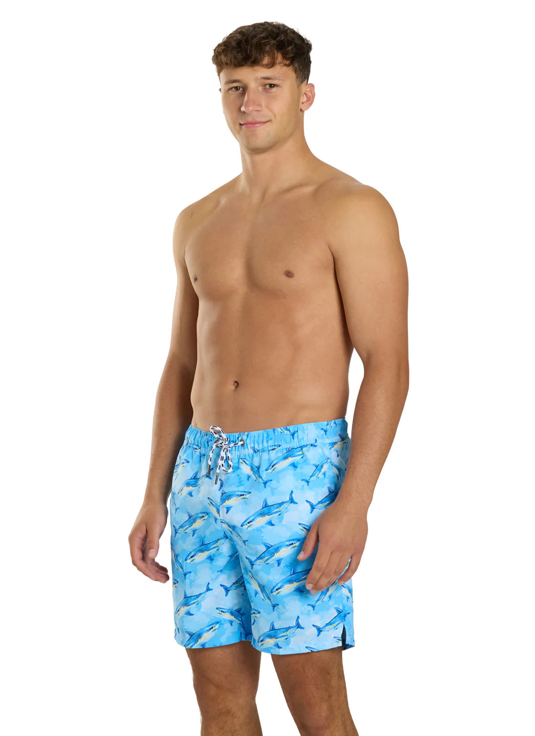Snapper Rock Men's Jawsome Waves 19" Swim Trunk - Image 5
