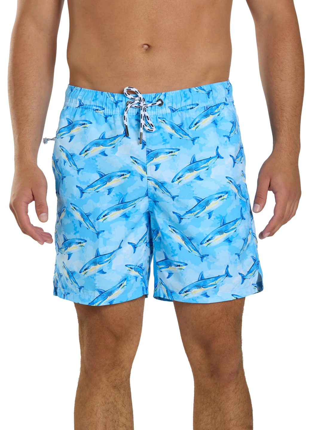 Snapper Rock Men's Jawsome Waves 19" Swim Trunk - Image 6