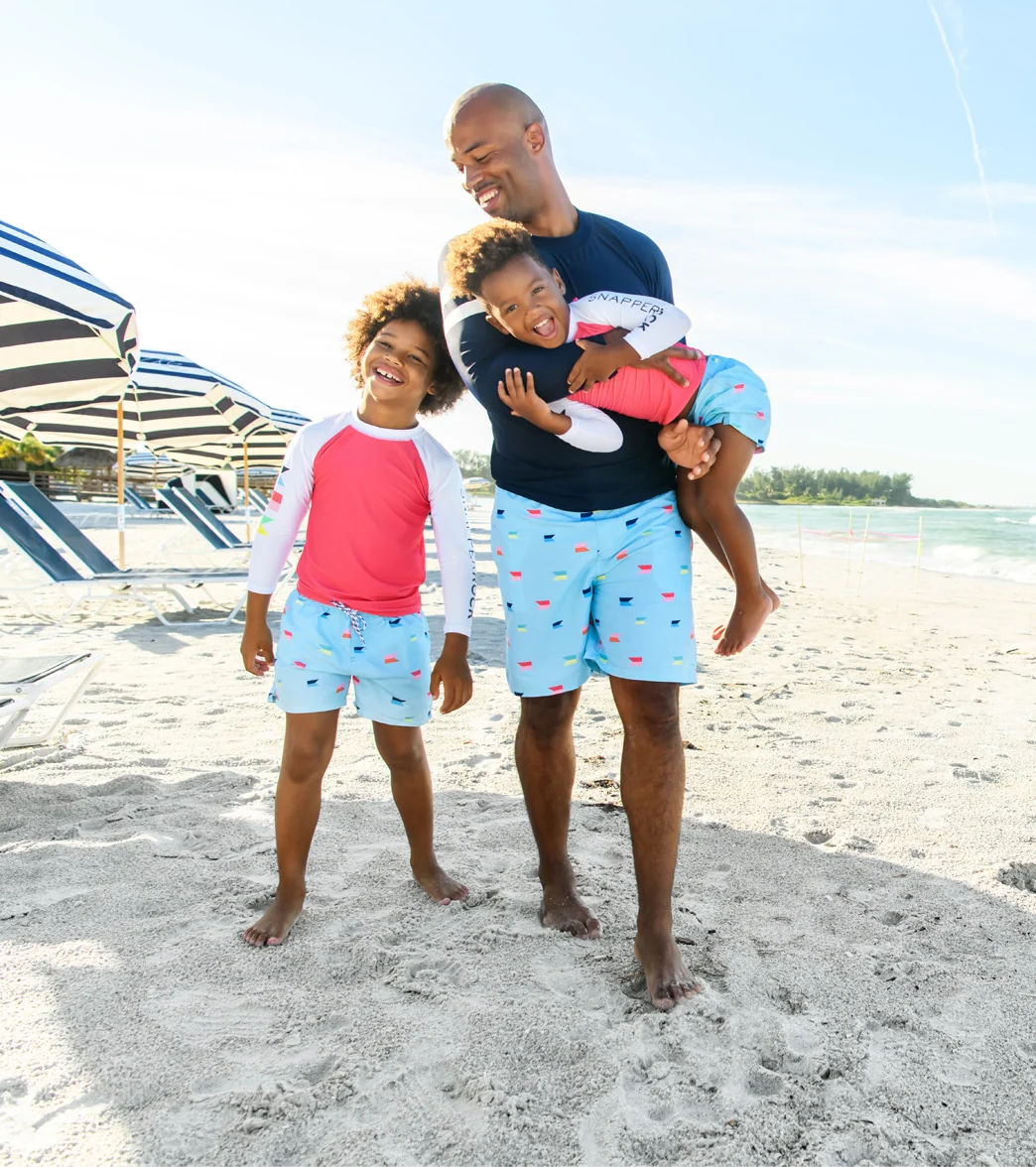 Snapper Rock Men's Maritime Fliers Swim Trunks - Image 3