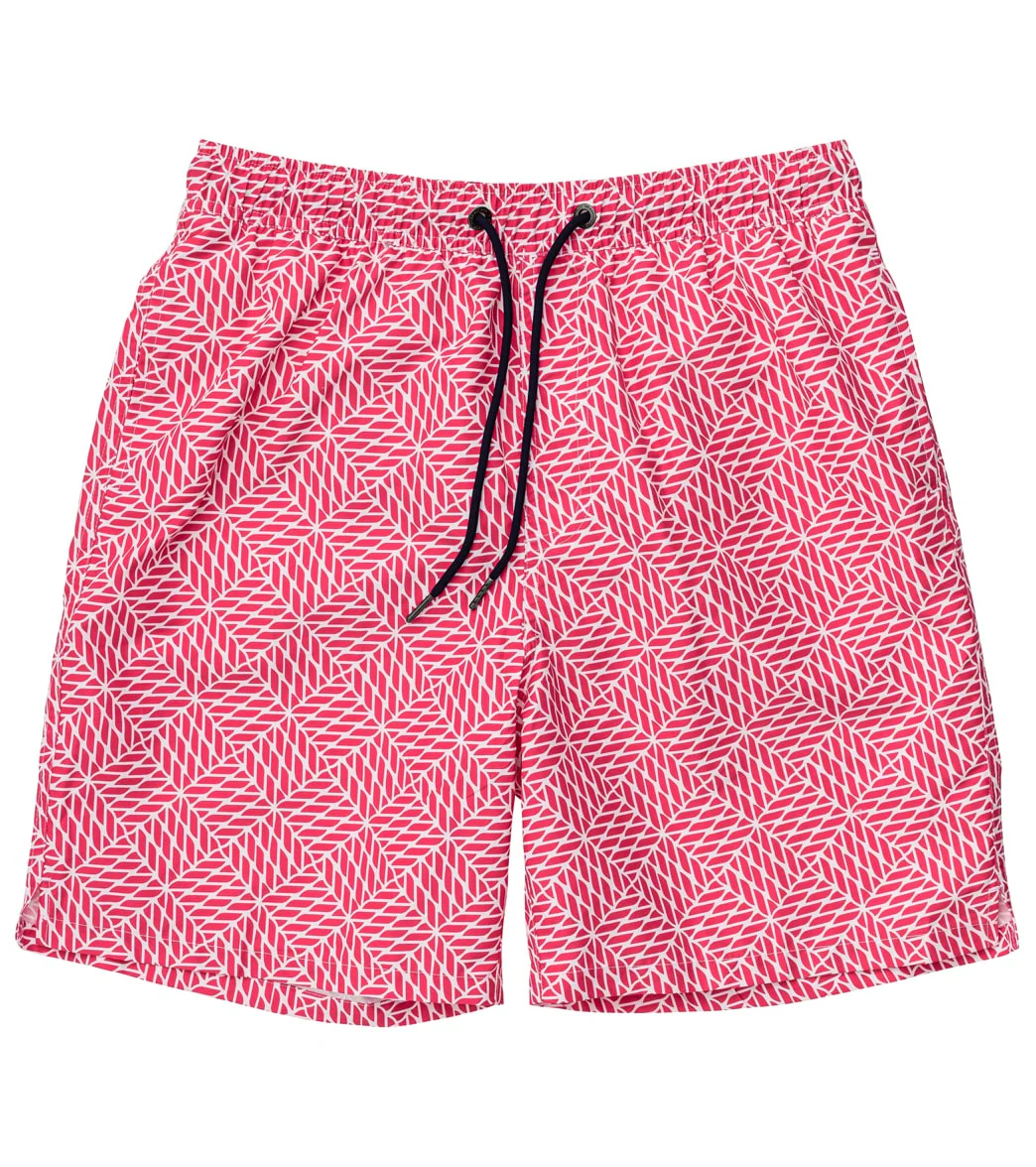 Snapper Rock Men's Nautical Knots Swim Trunks