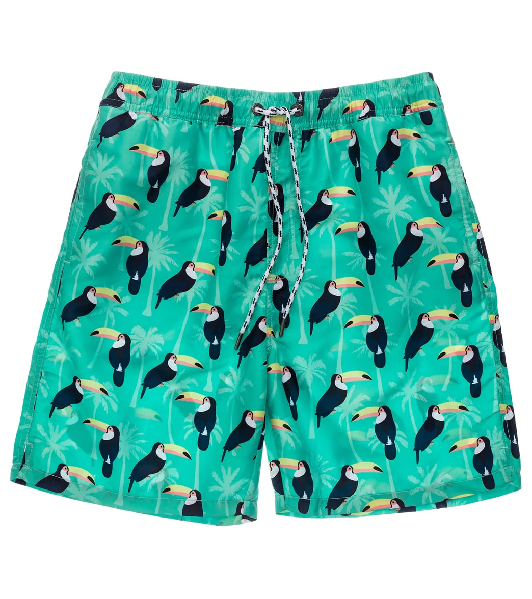 Snapper Rock Men's Toucan Talk Swim Trunks - Image 6