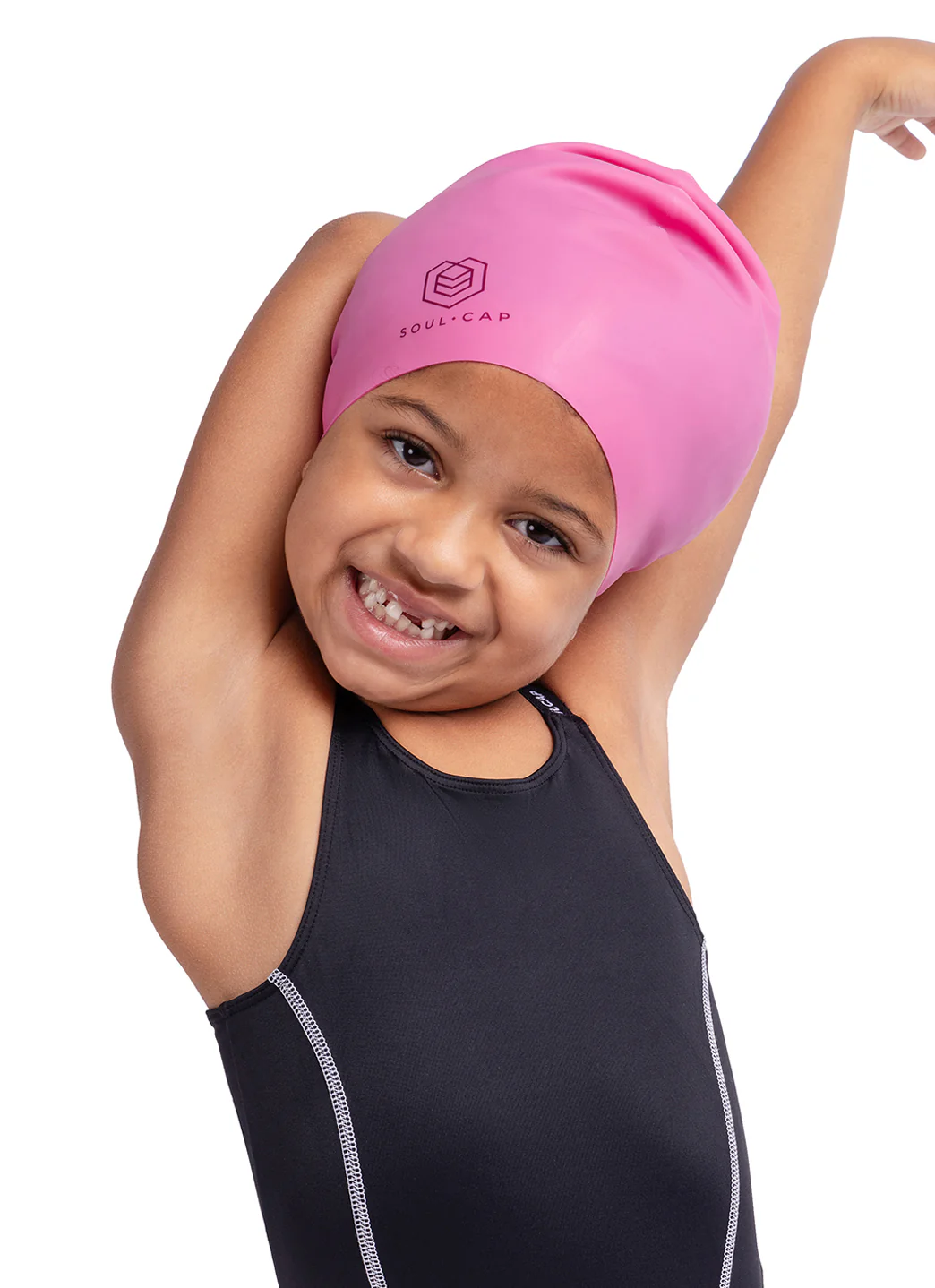 SOUL CAP Children's Swim Cap For Long Hair - Image 10
