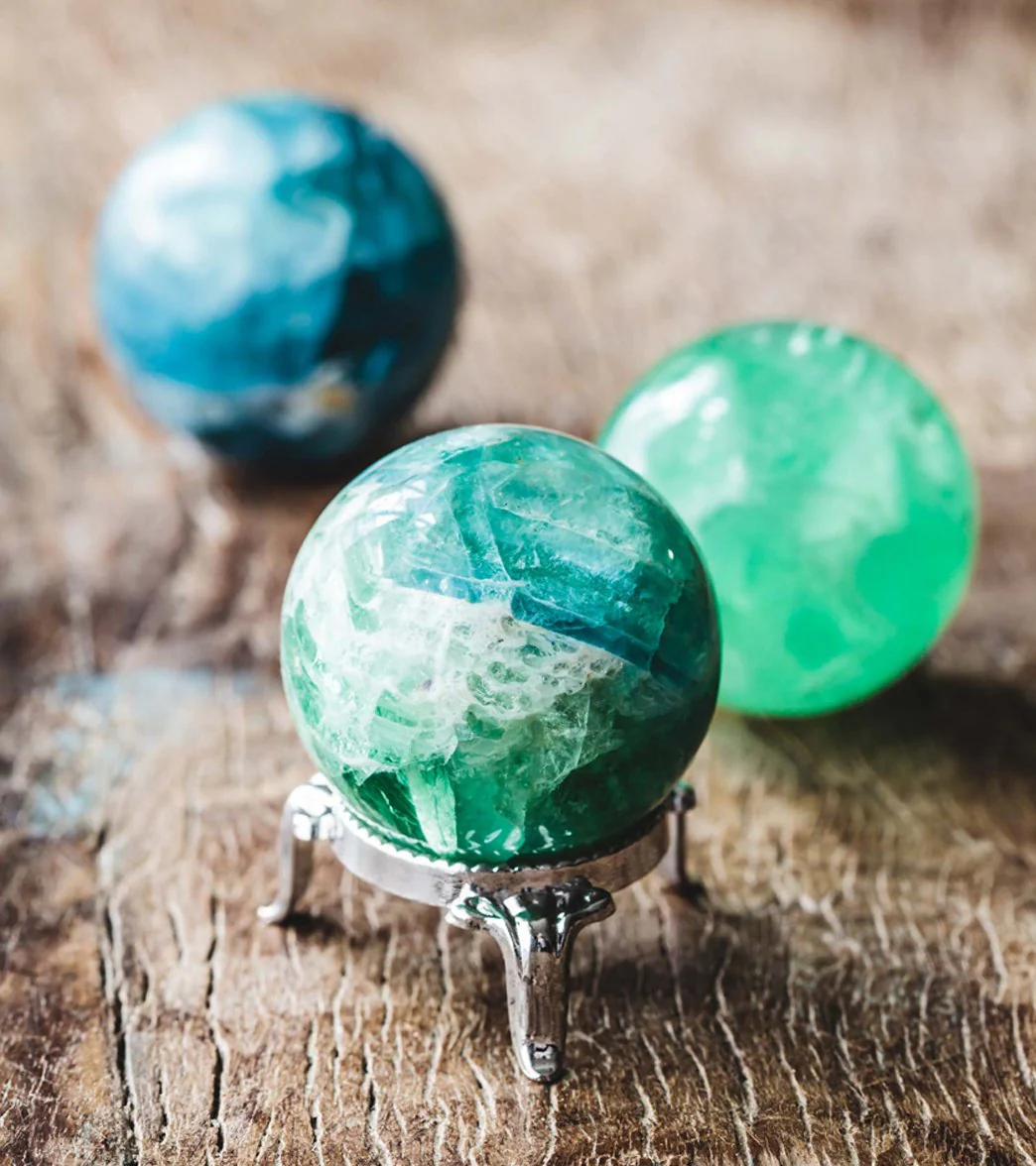 SoulMakes Fluorite Sphere