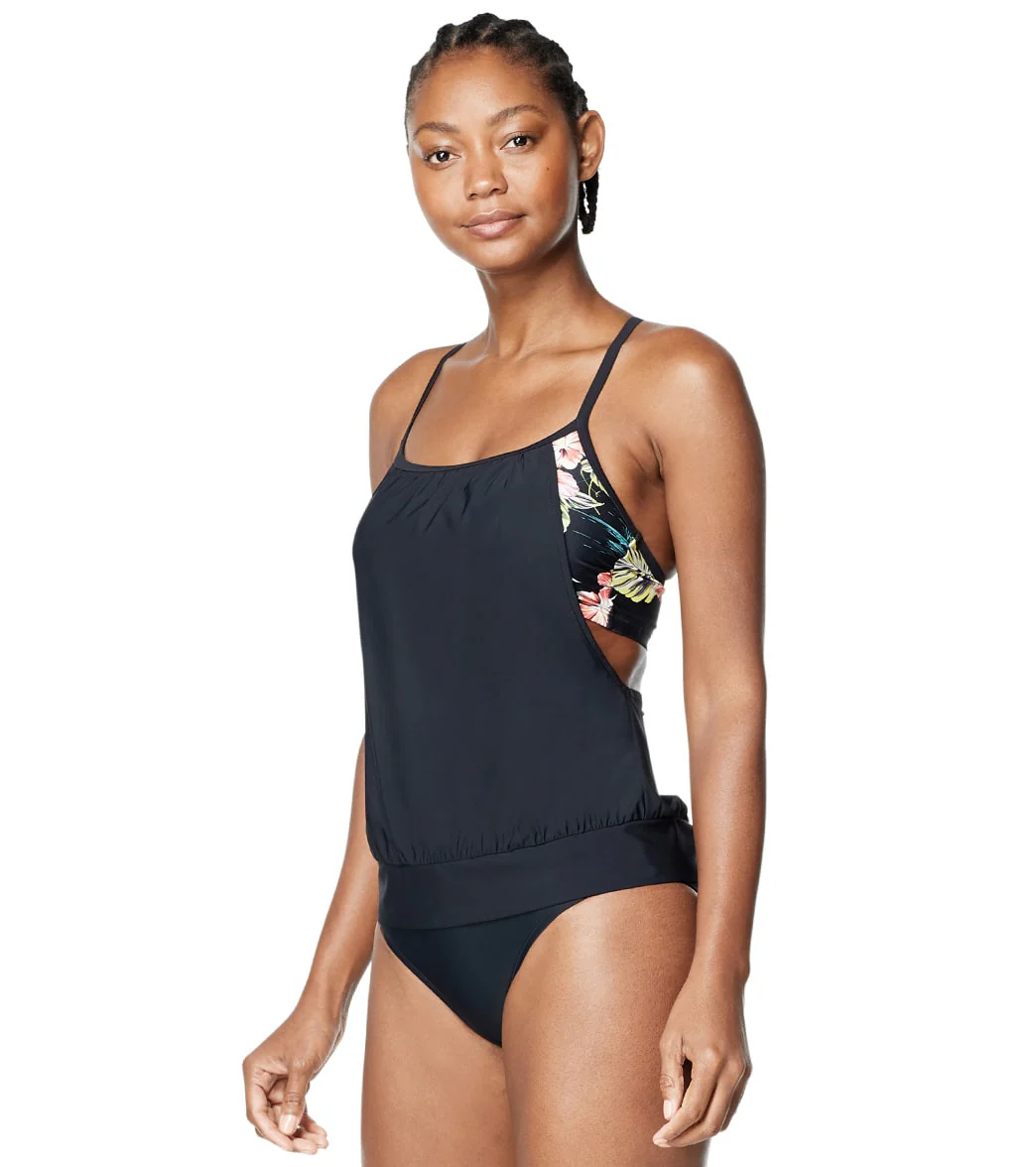 Speedo Active Women's Chlorine Resistant Blouson Tankini Top - Image 15