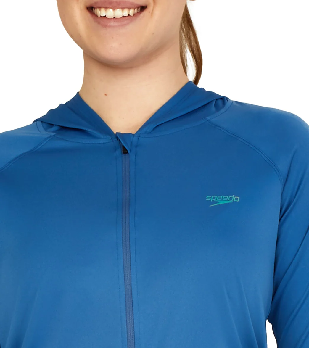 Speedo Active Women's Hooded Long Sleeve Swim Tee - Image 9