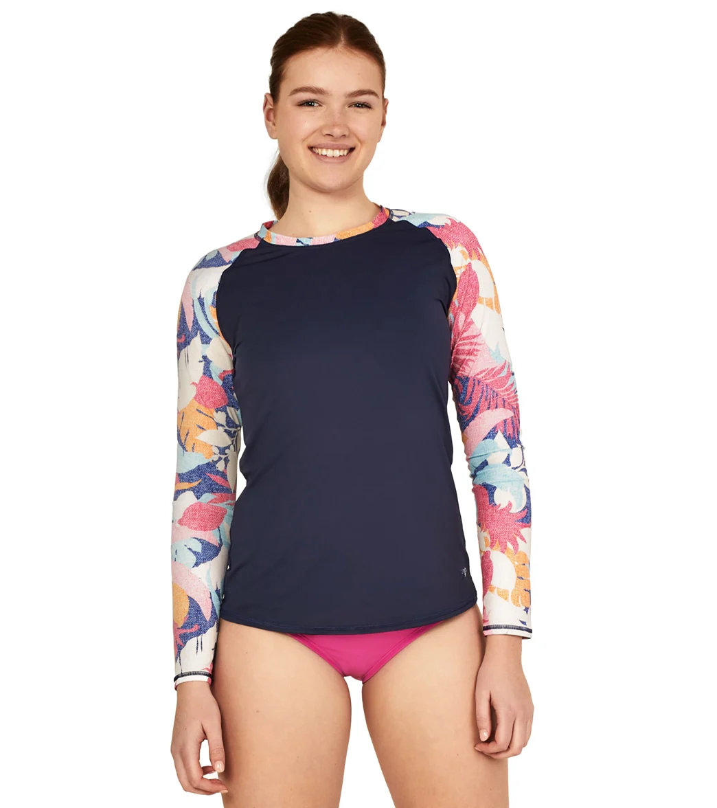 Speedo Active Women's Long Sleeve Printed Rashguard - Image 19