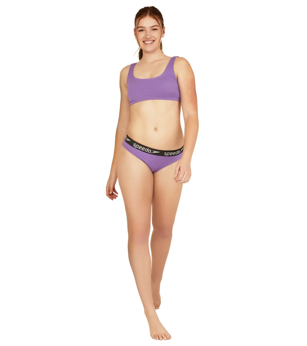 Speedo Active Women's Ribbed Bikini Top - Image 4