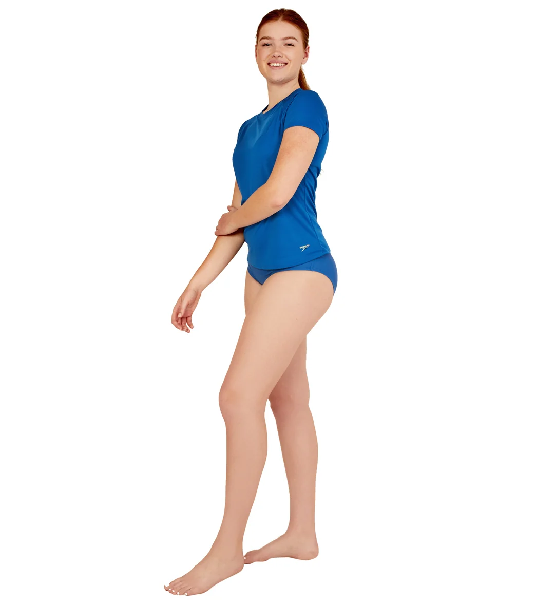 Speedo Active Women's Short Sleeve Swim Tee - Image 10