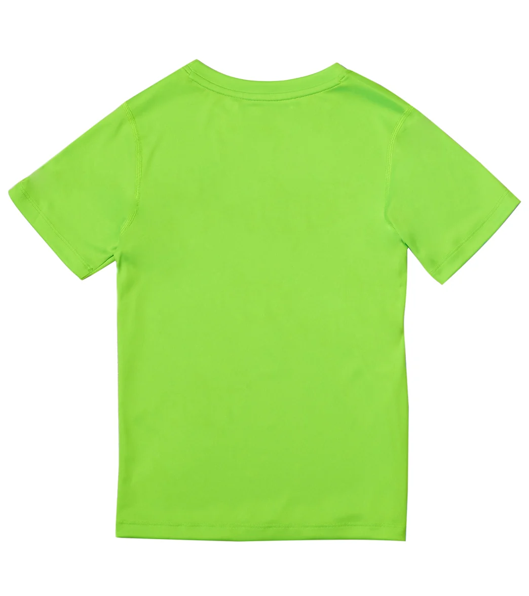 Speedo Boy's Short Sleeve Graphic Swim Shirt (Little Kid, Big Kid) - Image 2