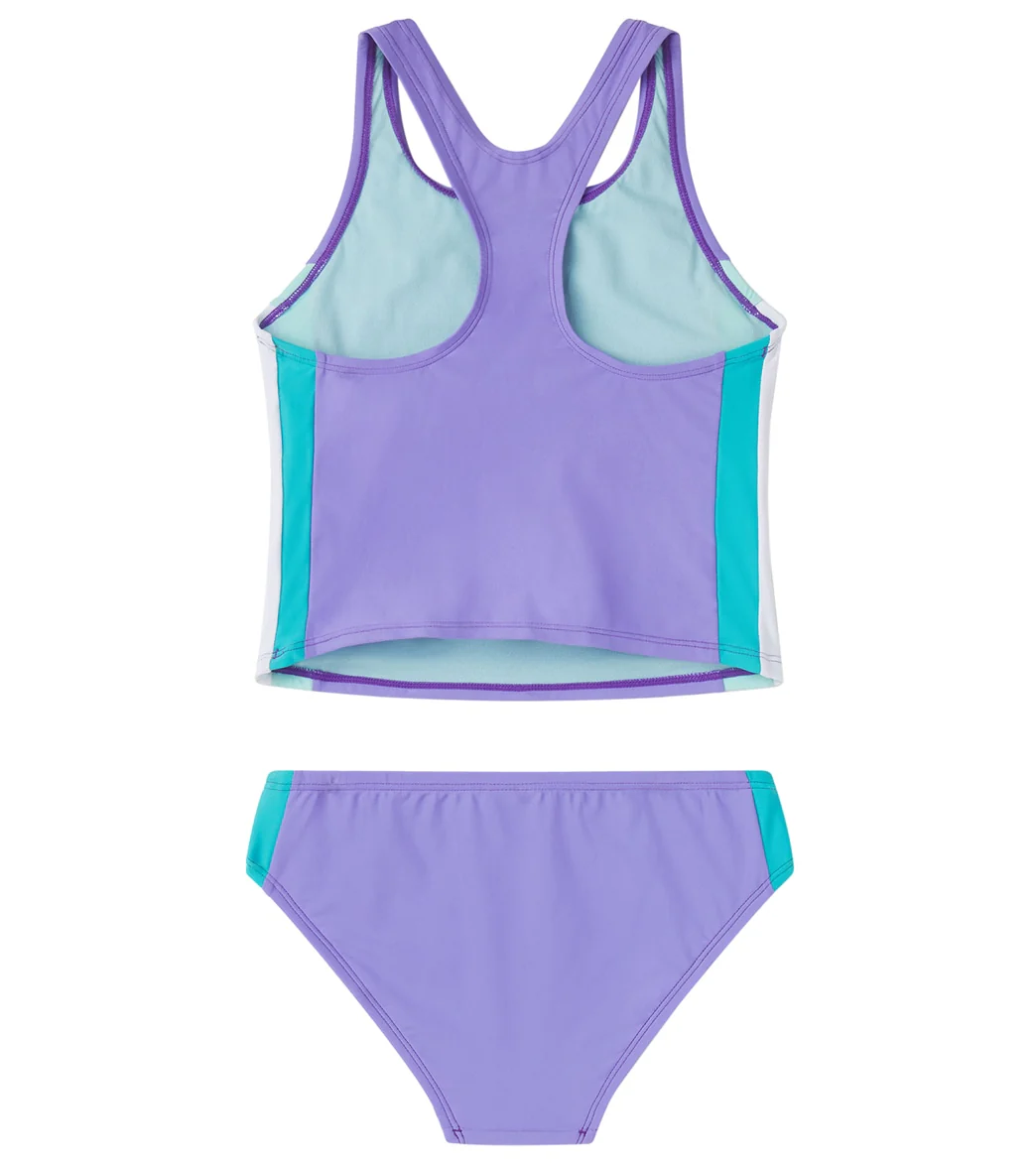 Speedo Girls' Colorblock Two Piece Tankini Set (Big Kid) - Image 2