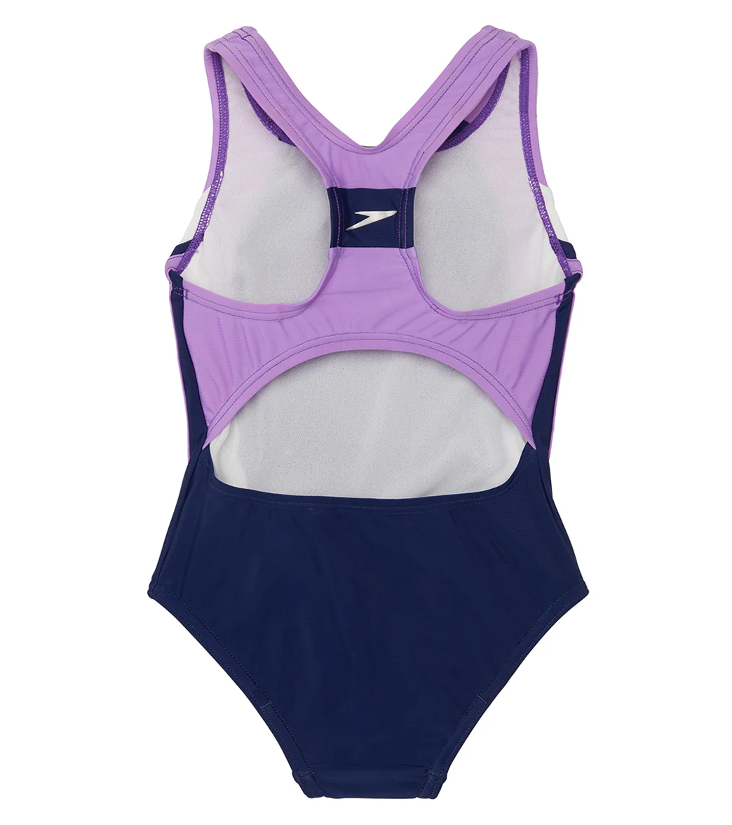 Speedo Girls' Infinity Splice One Piece Swimsuit (Little Kid, Big Kid) - Image 53