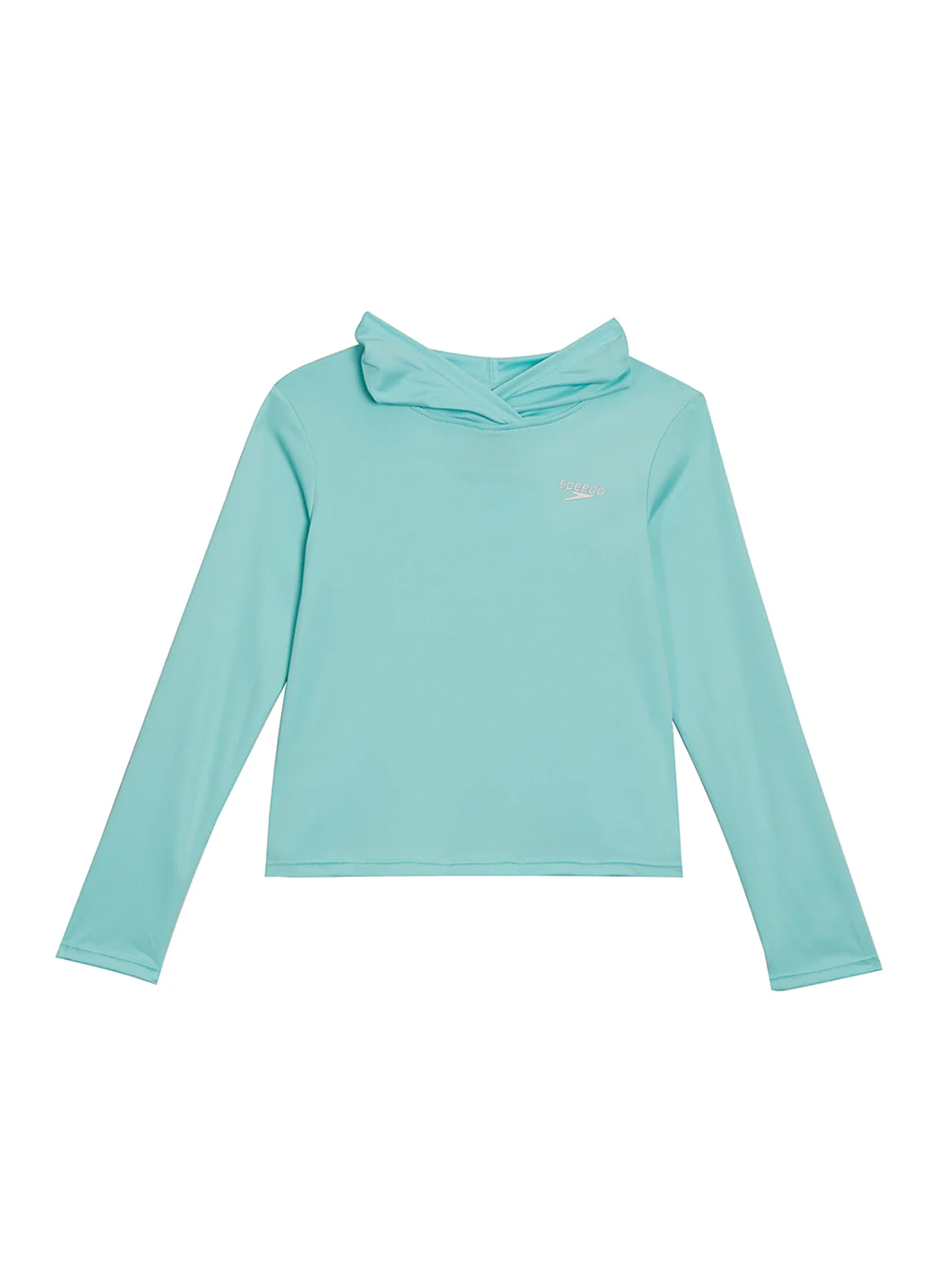 Speedo Girls' Long Sleeve Hooded Swim Tee (Big Kid) - Image 12