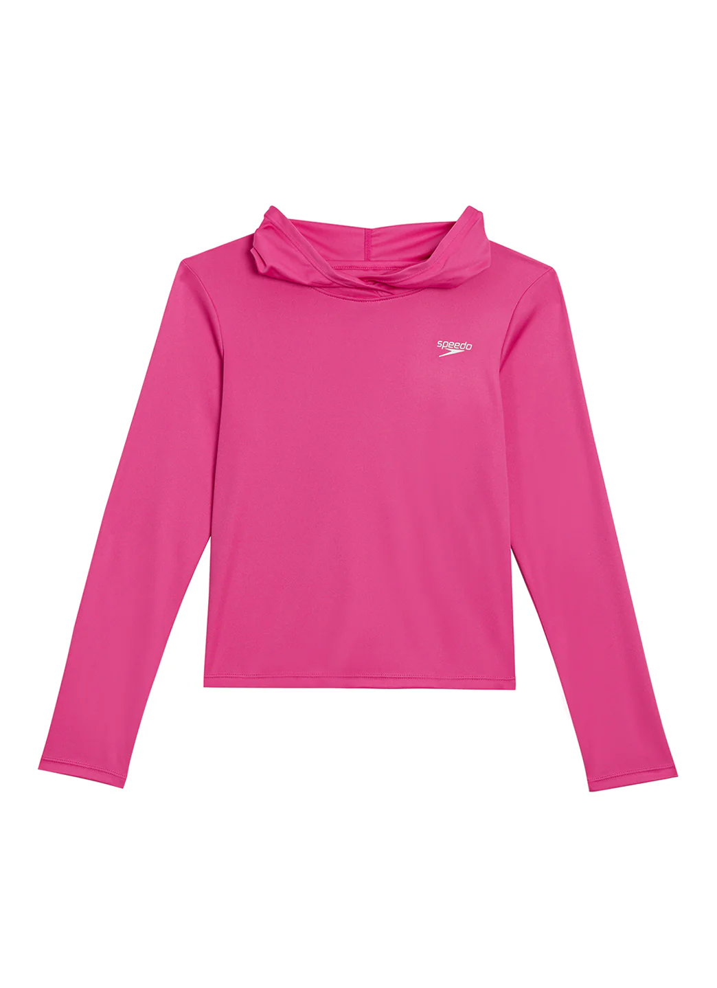 Speedo Girls' Long Sleeve Hooded Swim Tee (Big Kid) - Image 16