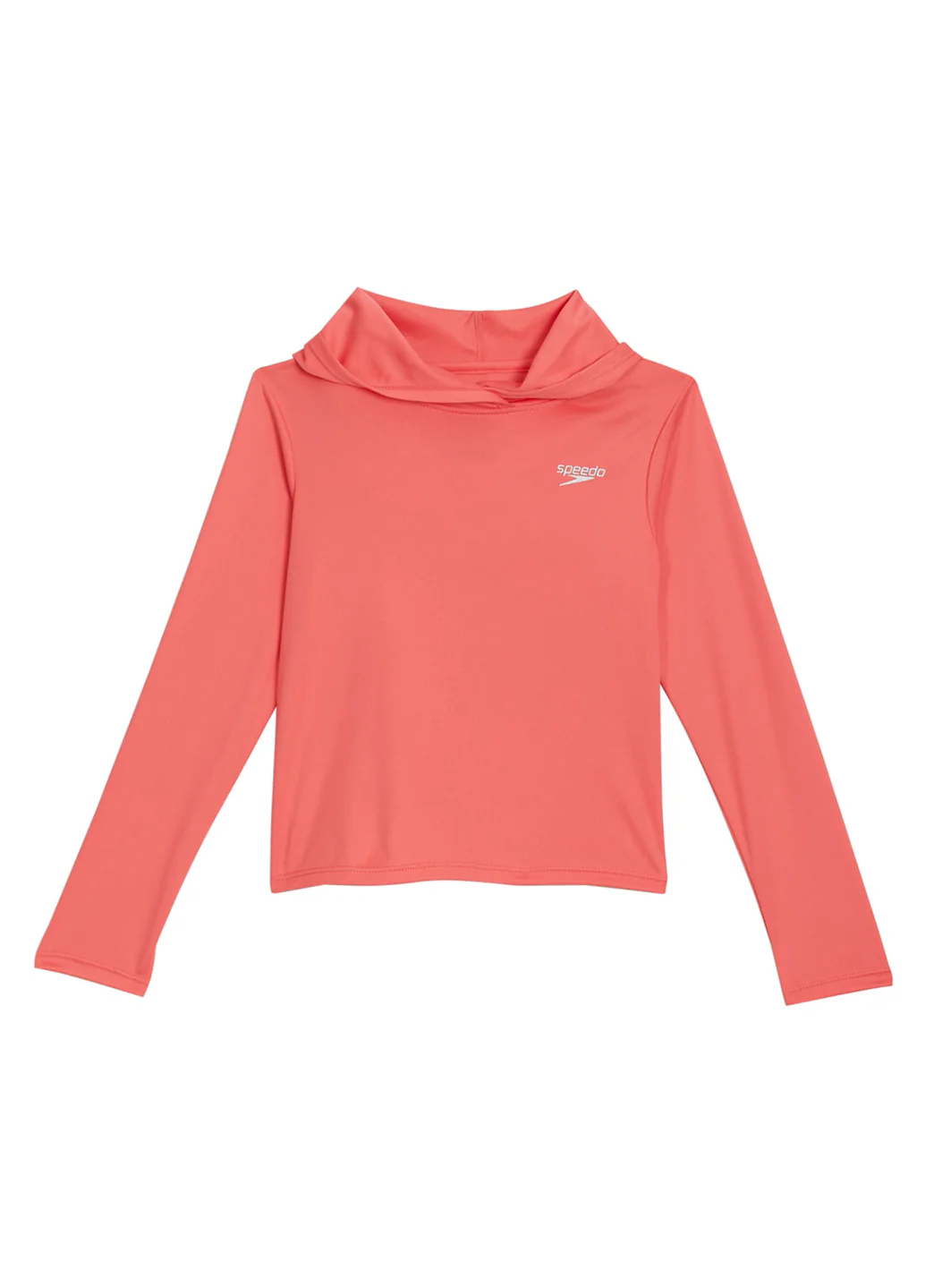 Speedo Girls' Long Sleeve Hooded Swim Tee (Big Kid) - Image 8