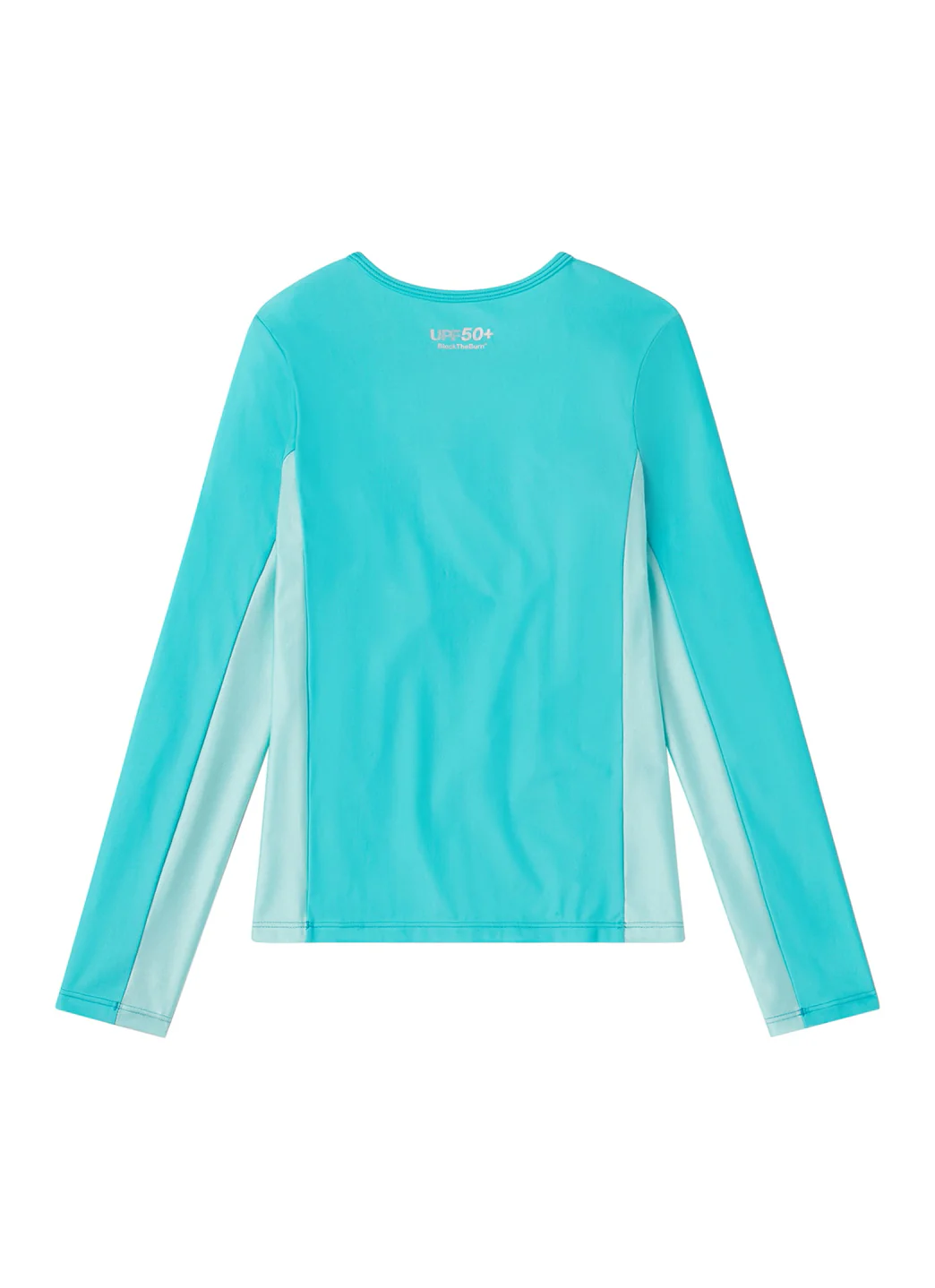 Speedo Girls' Long Sleeve Printed Splice Rash Guard (Little Kid, Big Kid) - Image 15