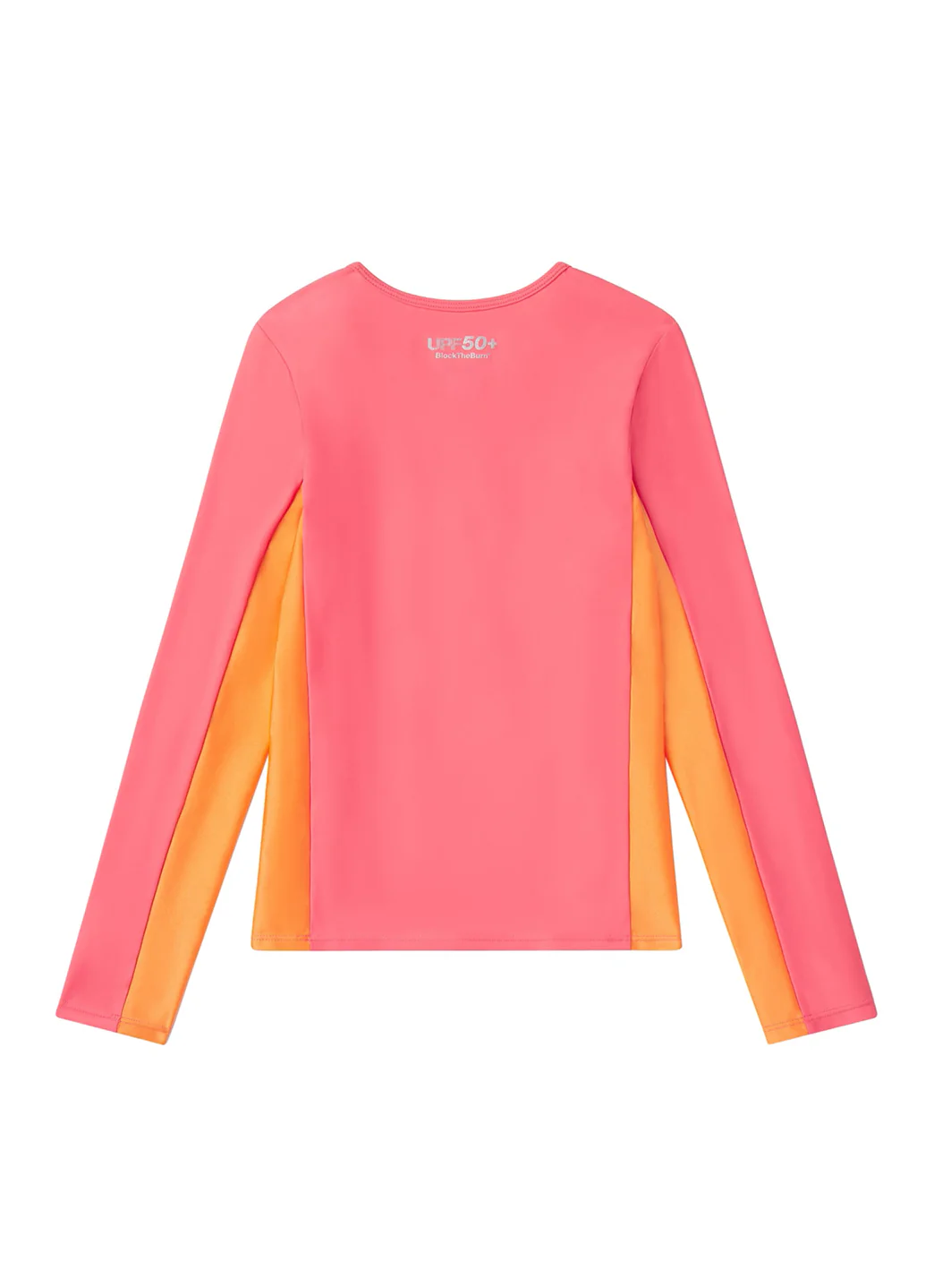 Speedo Girls' Long Sleeve Printed Splice Rash Guard (Little Kid, Big Kid) - Image 7