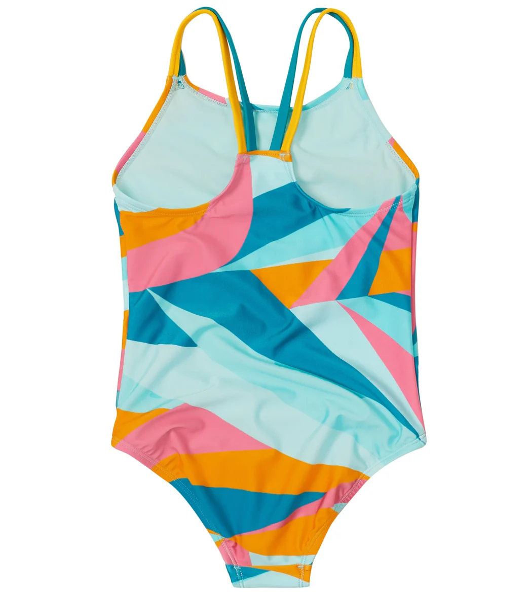 Speedo Girls' Print Strappy One Piece Swimsuit (Big Kid) - Image 10