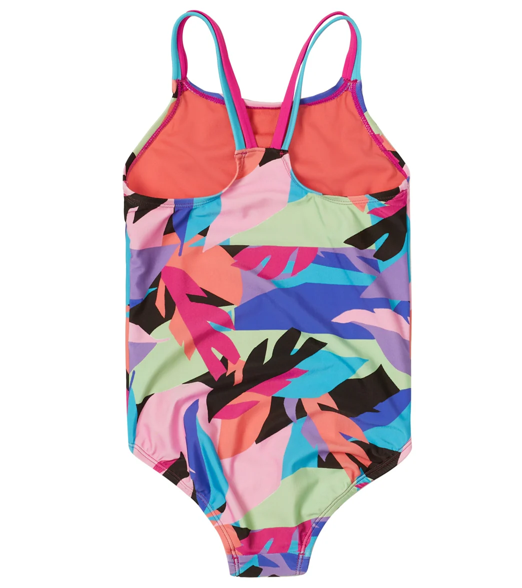 Speedo Girls' Print Strappy One Piece Swimsuit (Big Kid) - Image 6