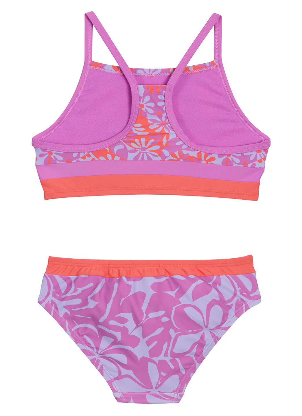 Speedo Girls' Printed Bikini Swimsuit Set (Little Kid, Big Kid) - Image 7
