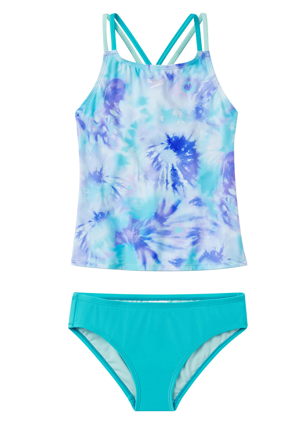Speedo Girls' Printed Tankini Set (Big Kid) - Image 14