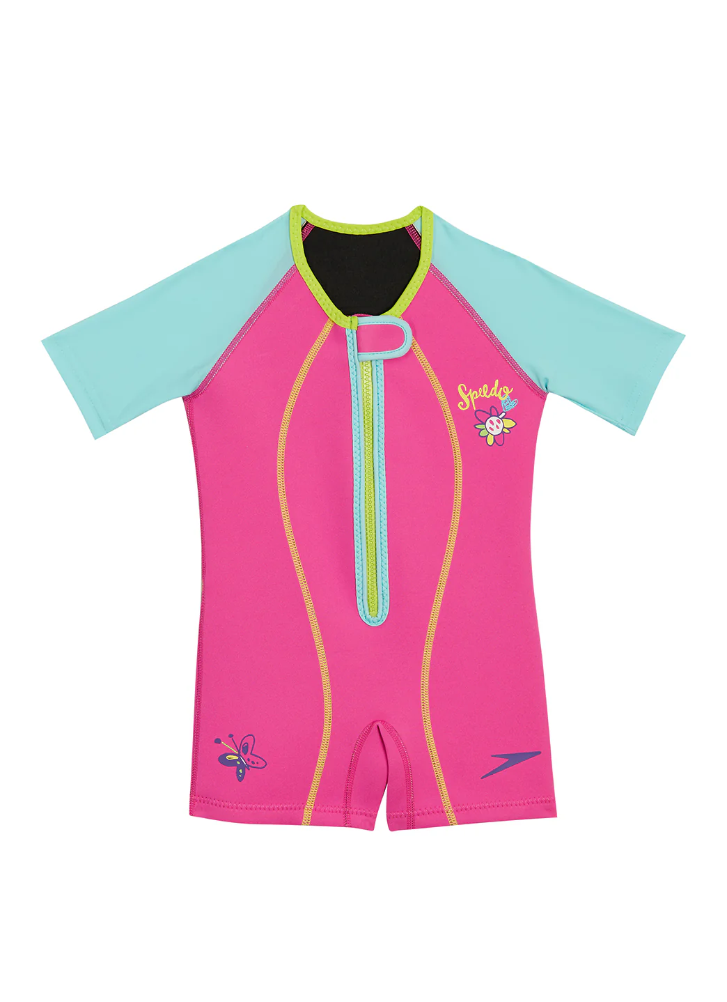 Speedo Kids' Learn to Swim UV 50+ Short Sleeve Thermal Suit (Toddler, Little Kid) - Image 2