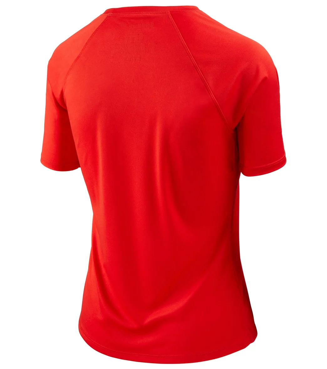 Speedo Lifeguard Women's Short Sleeve Solid Swim Tee - Image 6