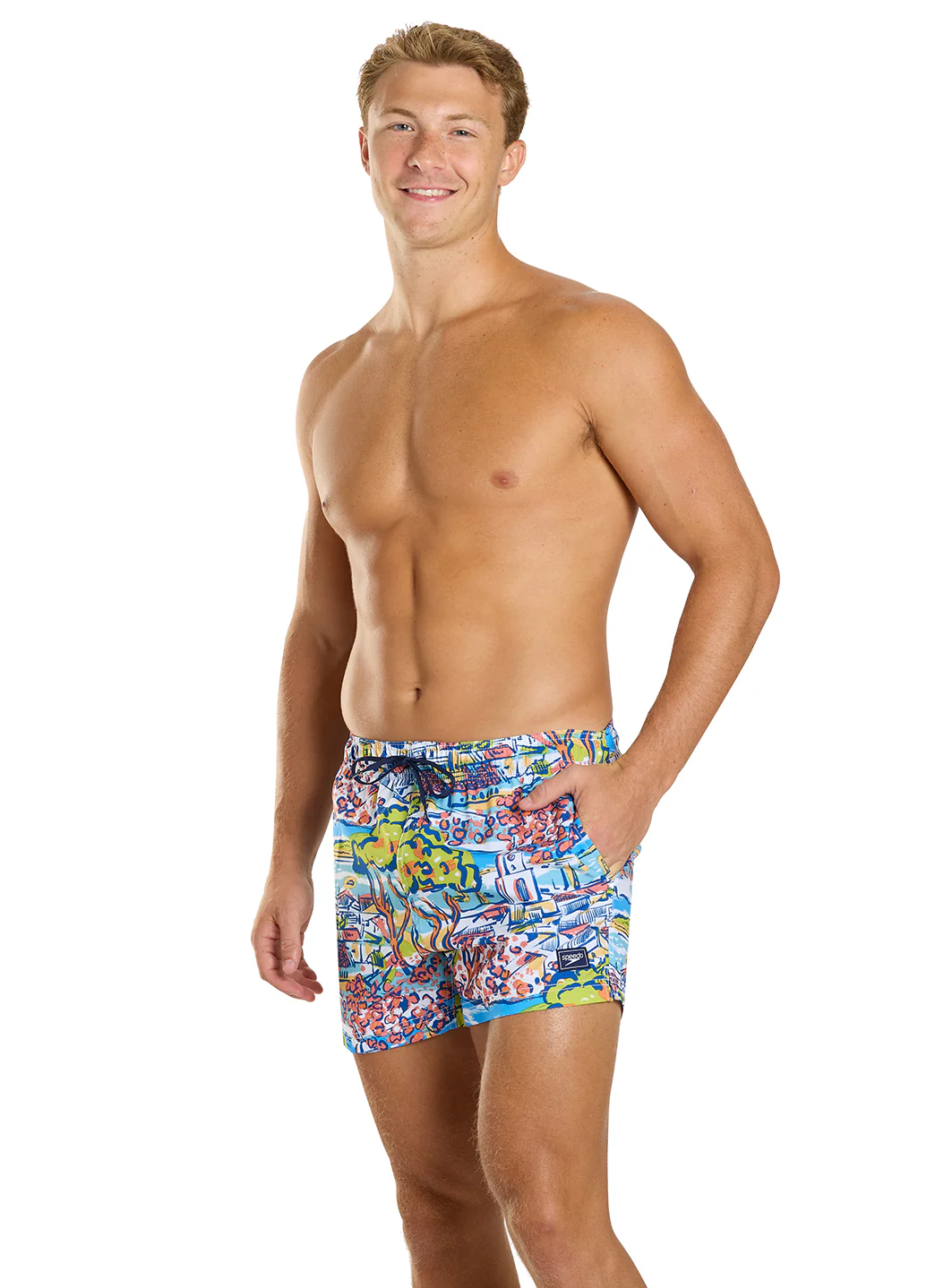 Speedo Men's 14" Redondo Edge Volley Swim Trunks - Image 6