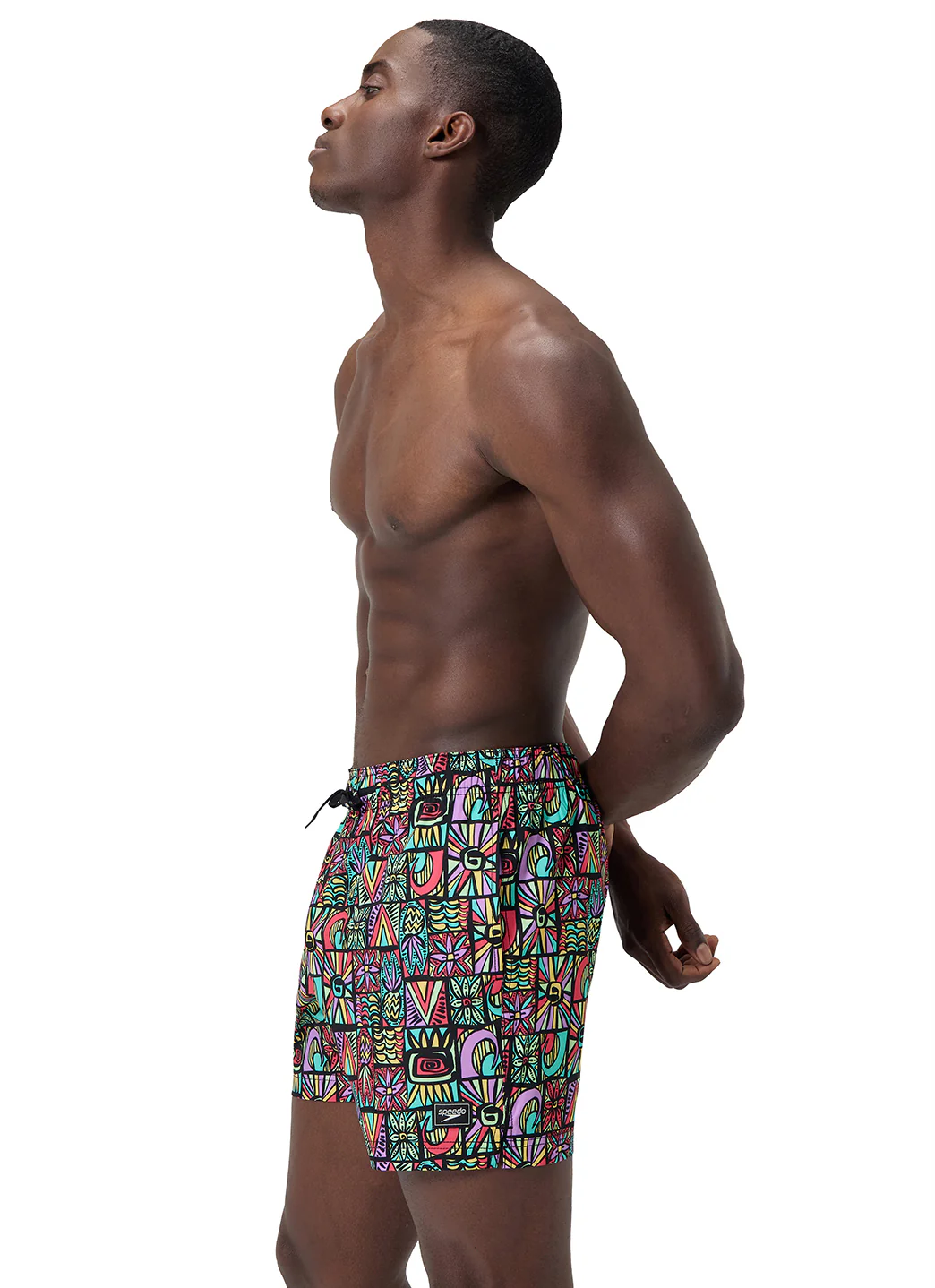Speedo Men's 16" Print Redondo Edge Volley Swim Trunk - Image 4