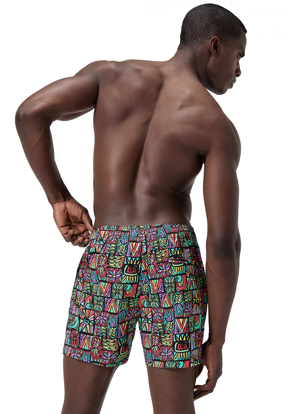 Speedo Men's 16" Print Redondo Edge Volley Swim Trunk - Image 5