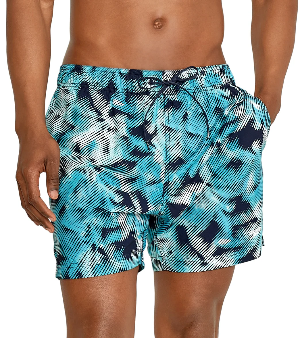 Speedo Men's 16" Printed Palm Swim Trunks - Image 7