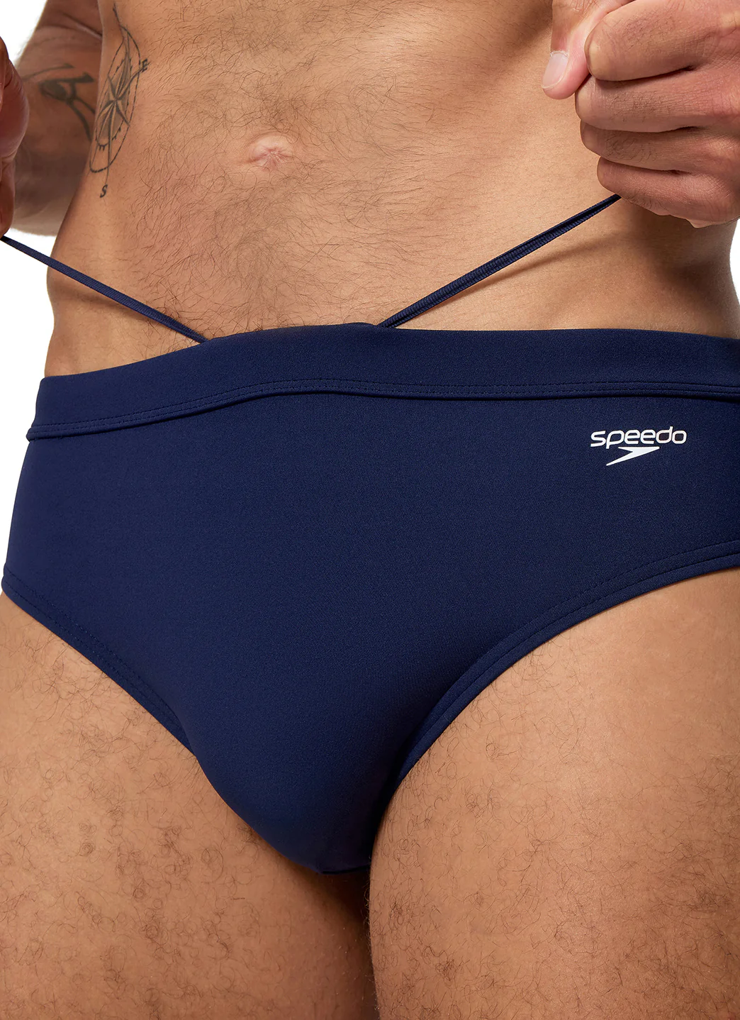 Speedo Men's 3" Solid The Speedo Brief Swimsuit - Image 14