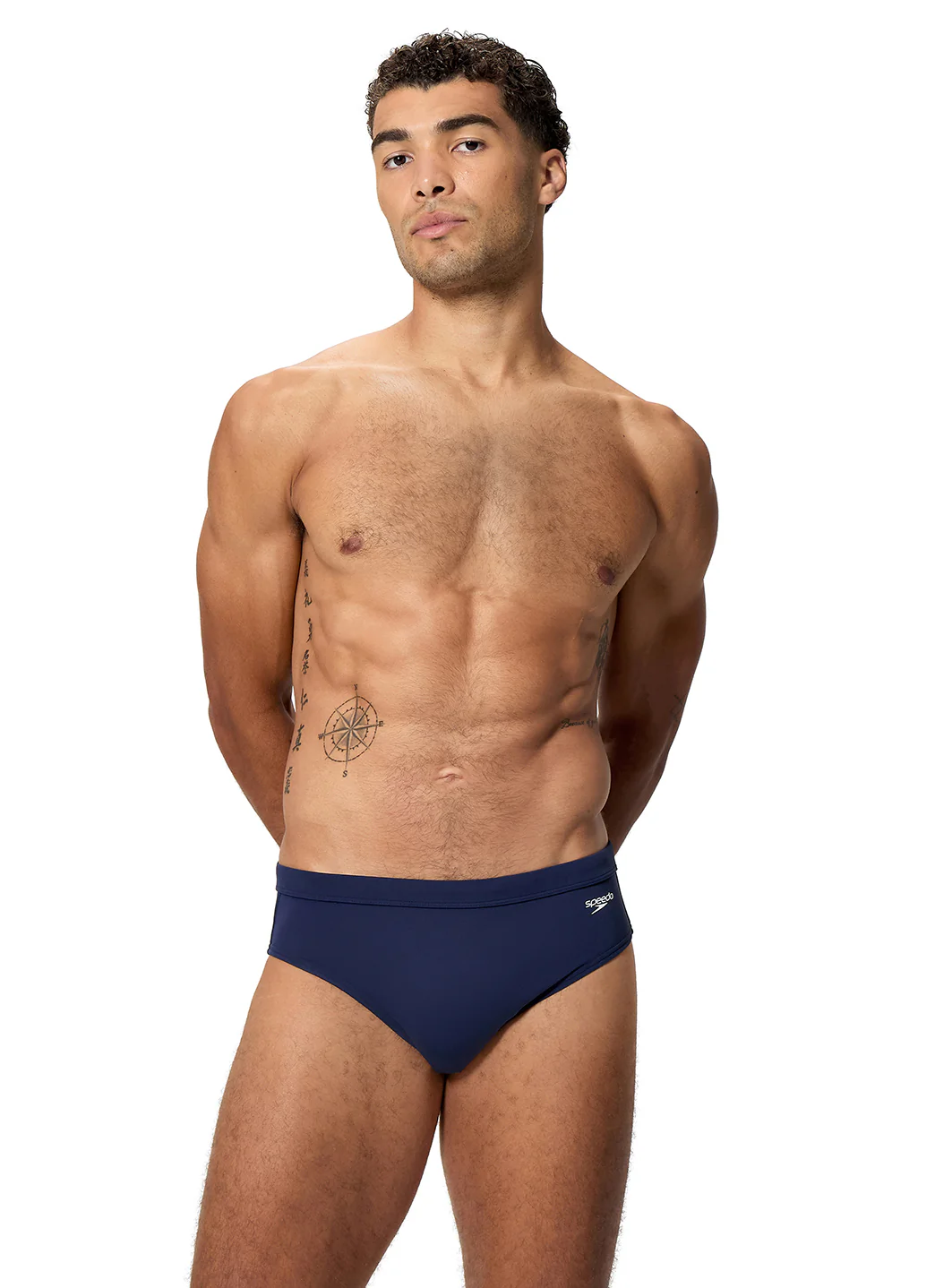 Speedo Men's 3" Solid The Speedo Brief Swimsuit - Image 9